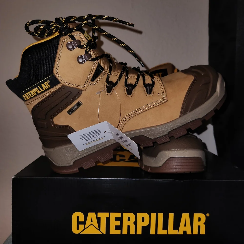 Caterpillar Mens Honey Steel Toe Boots | Sz 10M - Picture 5 of 6